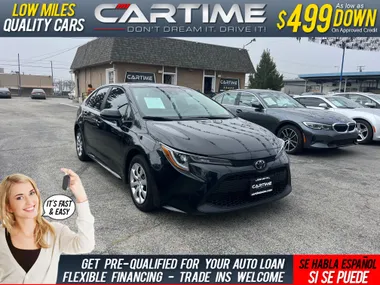 BLACK, 2021 TOYOTA COROLLA Image 