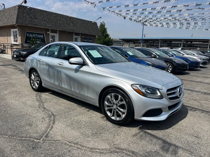 SILVER, 2015 MERCEDES-BENZ C-CLASS C300 Image 2