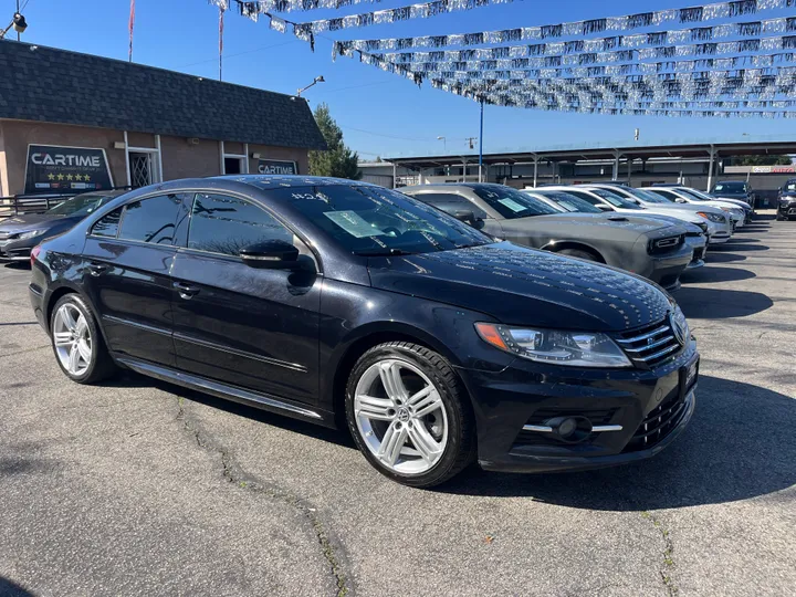 BLACK, 2017 VOLKSWAGEN CC R-LINE EXECUTIVE Image 2