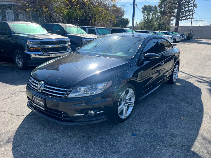 BLACK, 2017 VOLKSWAGEN CC R-LINE EXECUTIVE Image 8