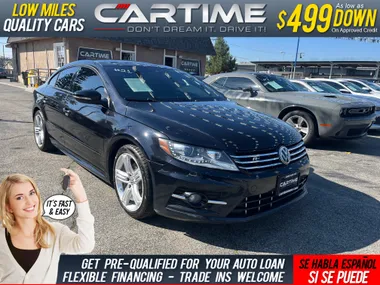 BLACK, 2017 VOLKSWAGEN CC R-LINE EXECUTIVE Image 