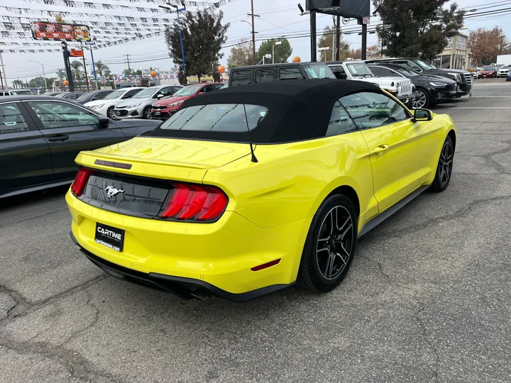 YELLOW, 2021 FORD MUSTANG Image 13