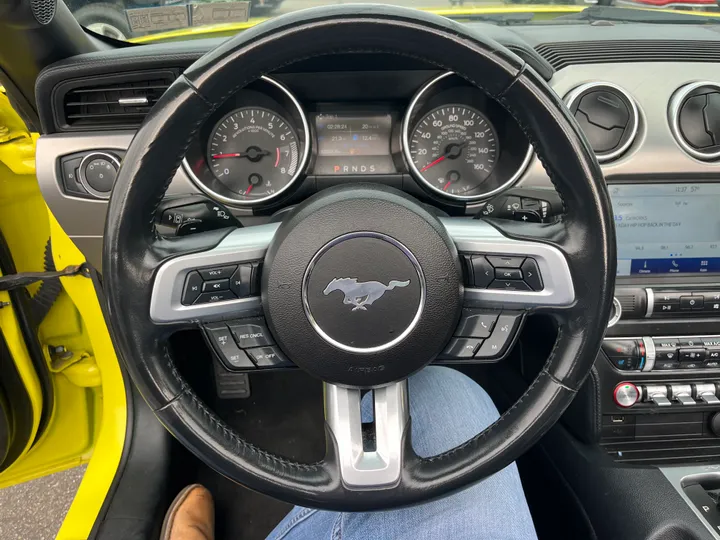 YELLOW, 2021 FORD MUSTANG Image 37