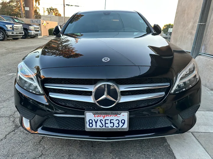 BLACK, 2019 MERCEDES-BENZ C-CLASS Image 2