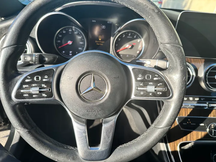 BLACK, 2019 MERCEDES-BENZ C-CLASS Image 77