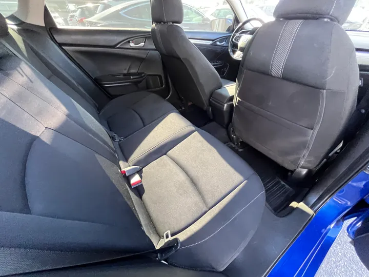 BLUE, 2018 HONDA CIVIC Image 30