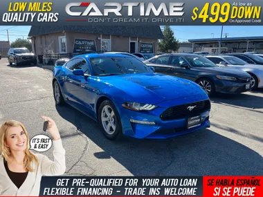BLUE, 2021 FORD MUSTANG Image 