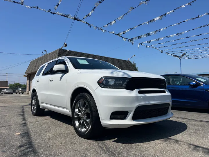 WHITE, 2019 DODGE DURANGO GT PLUS AWD Image 3