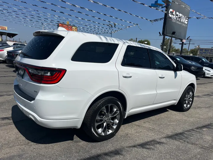 WHITE, 2019 DODGE DURANGO GT PLUS AWD Image 12