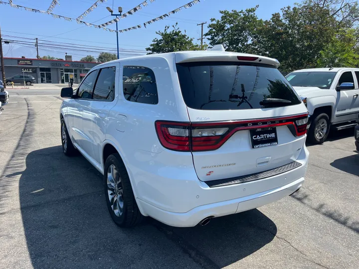 WHITE, 2019 DODGE DURANGO GT PLUS AWD Image 16