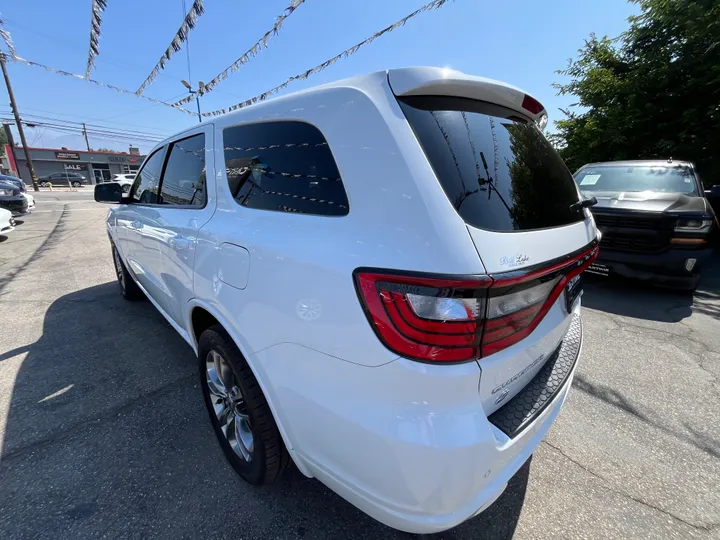 WHITE, 2019 DODGE DURANGO GT PLUS AWD Image 17