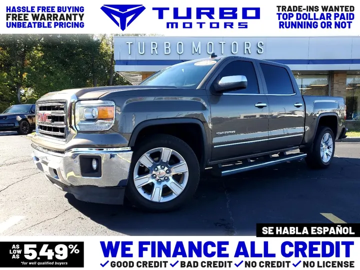 BRONZE, 2014 GMC SIERRA 1500 CREW CAB Image 1