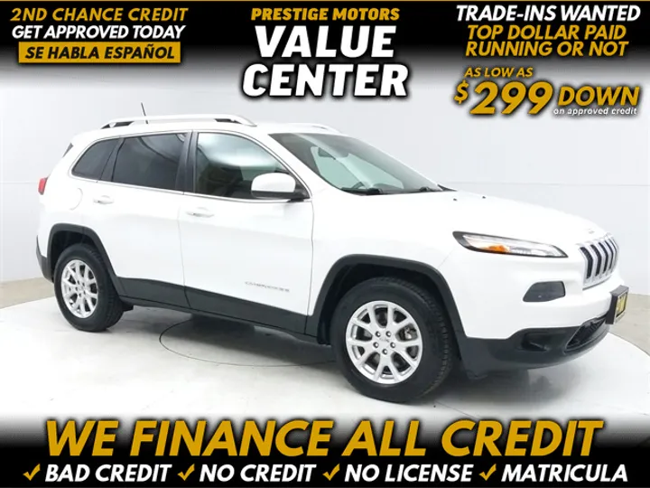 Bright White Clearcoat, 2016 JEEP CHEROKEE Image 1