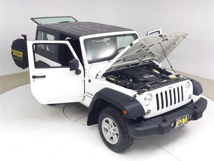 Bright White Clearcoat, 2014 JEEP WRANGLER Image 25