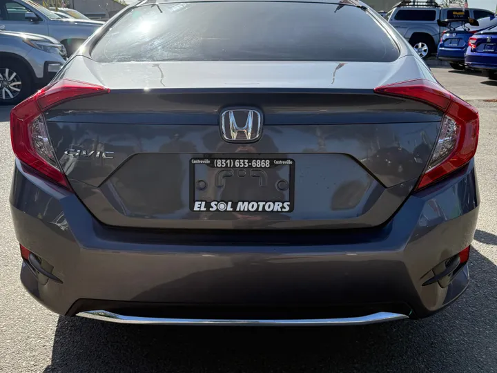 GRAY, 2021 HONDA CIVIC Image 4