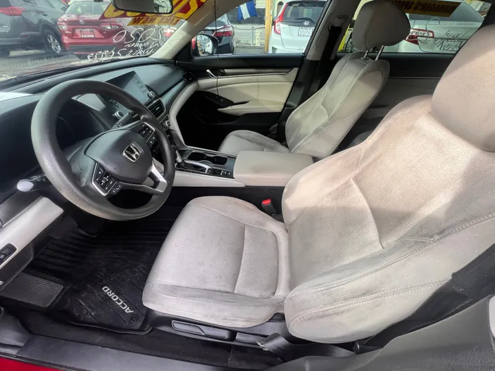 RED, 2020 HONDA ACCORD Image 7