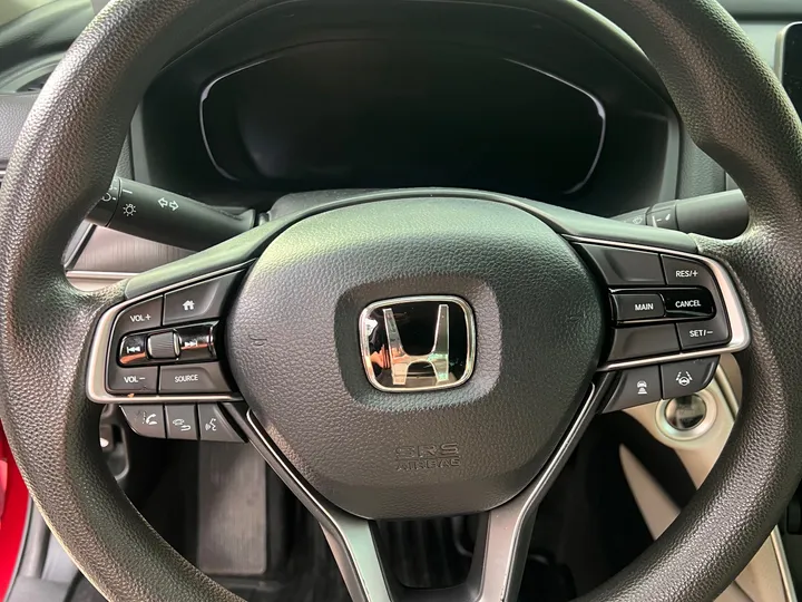 RED, 2020 HONDA ACCORD Image 8