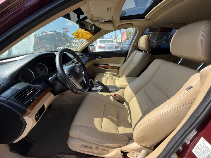 RED, 2011 HONDA ACCORD Image 6
