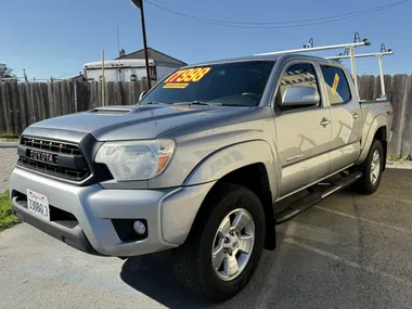 GRAY, 2014 TOYOTA TACOMA DOUBLE CAB Image 