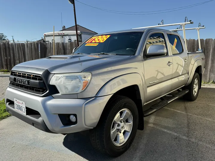 GRAY, 2014 TOYOTA TACOMA DOUBLE CAB Image 1