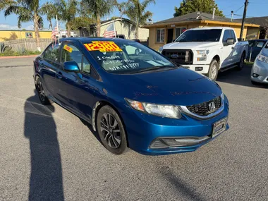 BLUE, 2013 HONDA CIVIC Image 