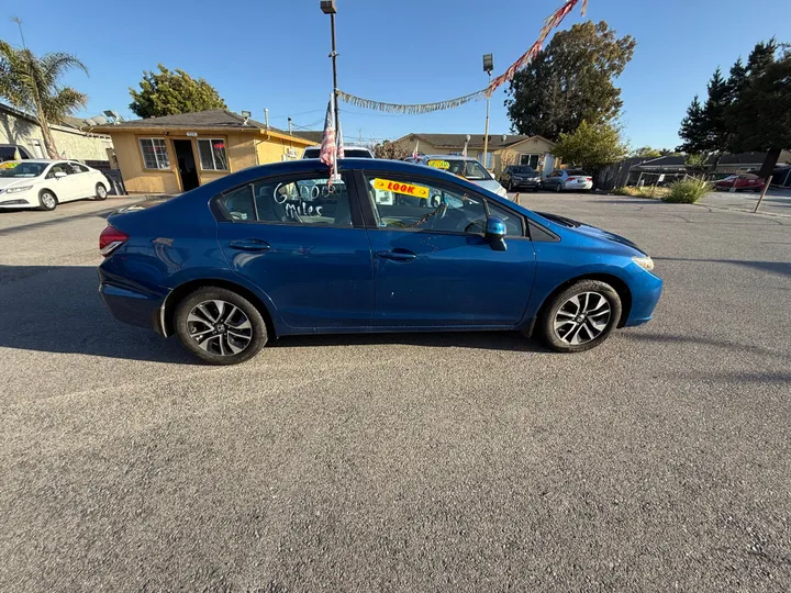 BLUE, 2013 HONDA CIVIC Image 5