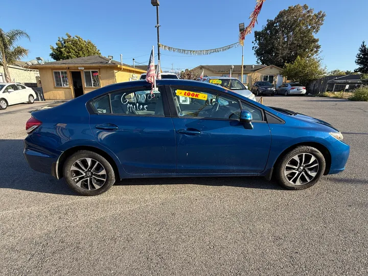 BLUE, 2013 HONDA CIVIC Image 6