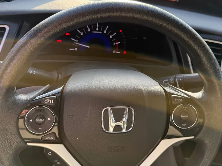 BLUE, 2013 HONDA CIVIC Image 8