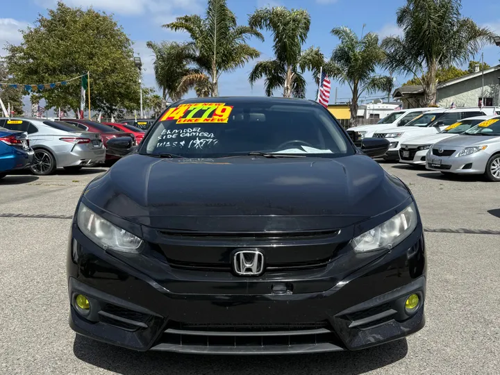 BLACK, 2016 HONDA CIVIC Image 2