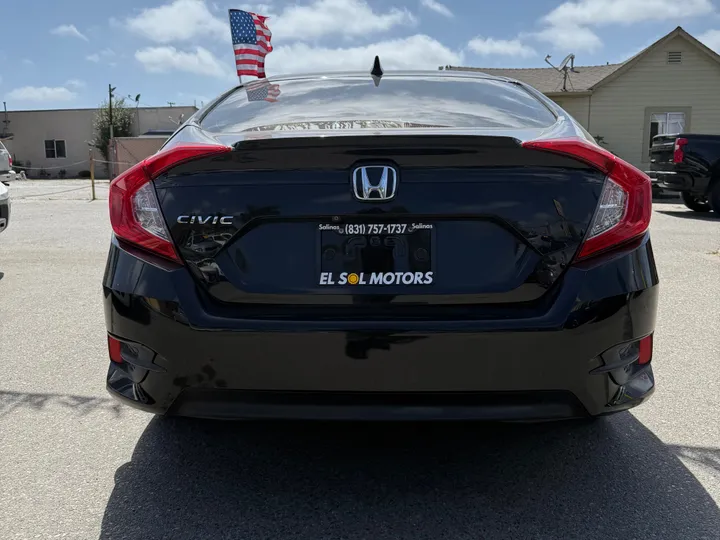 BLACK, 2016 HONDA CIVIC Image 4