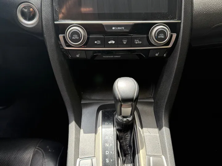 BLACK, 2016 HONDA CIVIC Image 8