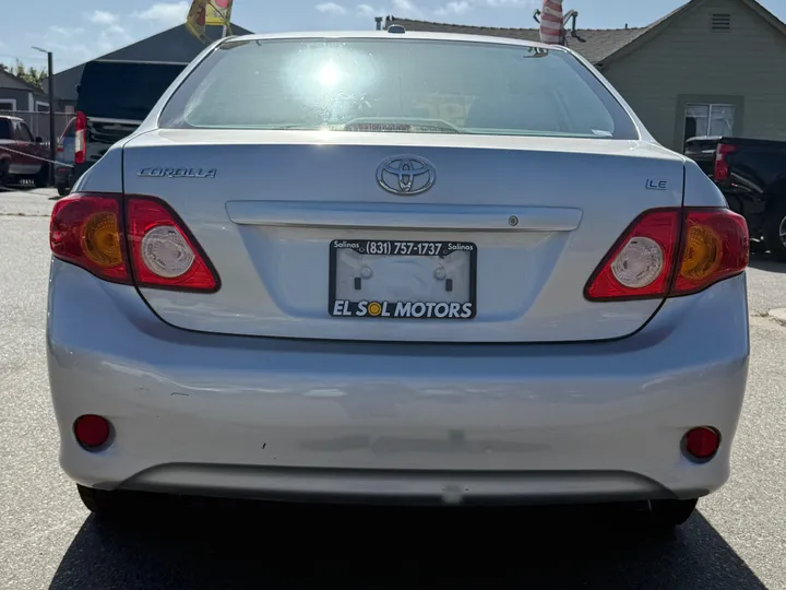 SILVER, 2010 TOYOTA COROLLA Image 4