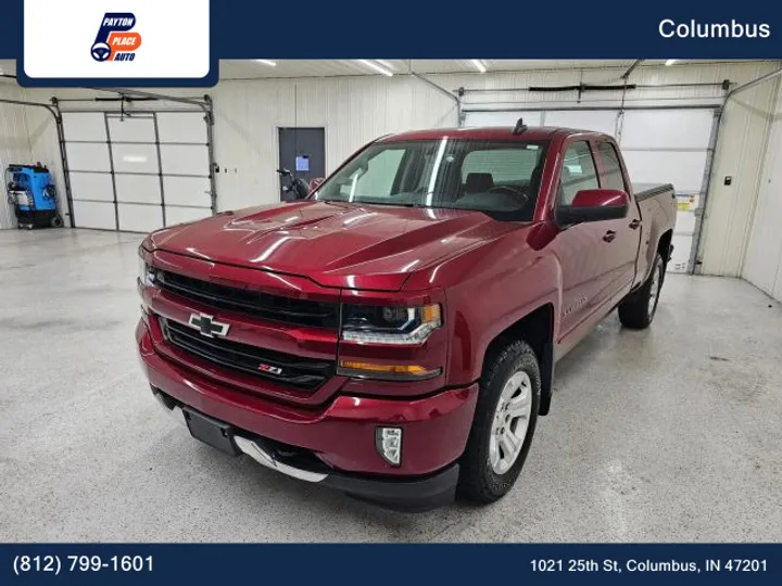 RED, 2018 CHEVROLET SILVERADO 1500 DOUBLE CAB Image 1