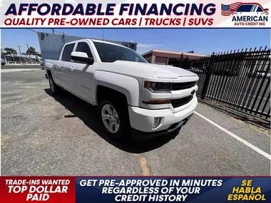 WHITE, 2018 CHEVROLET SILVERADO 1500 CREW CAB Image 1