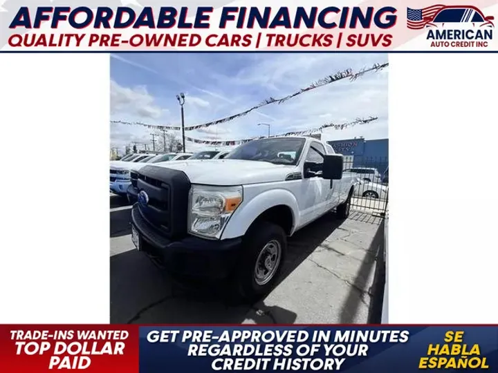 WHITE, 2015 FORD F250 SUPER DUTY SUPER CAB Image 1