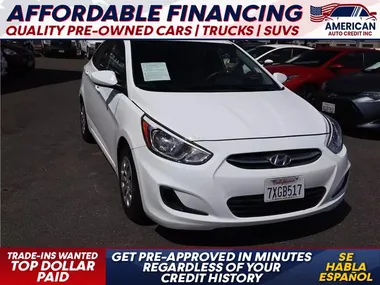 WHITE, 2015 HYUNDAI ACCENT Image 9