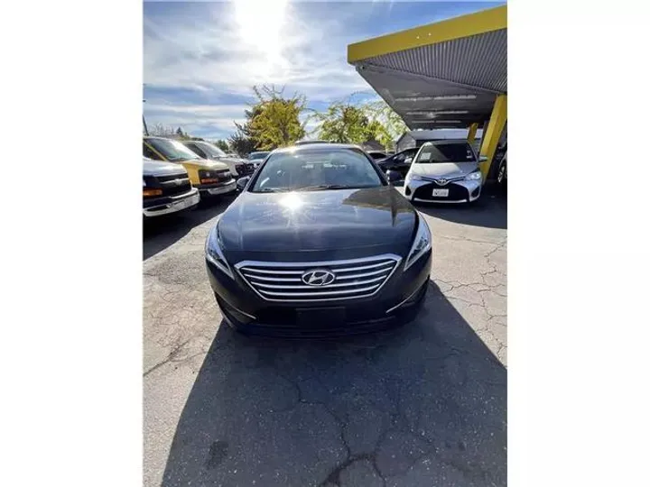 BLACK, 2016 HYUNDAI SONATA Image 2