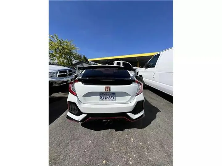 WHITE, 2018 HONDA CIVIC Image 3