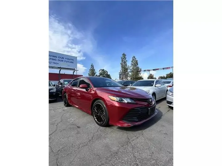 RED, 2020 TOYOTA CAMRY Image 8