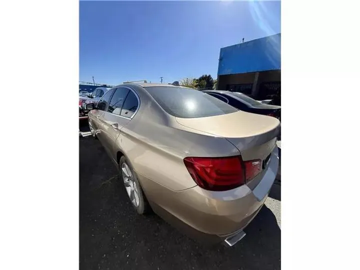 BEIGE, 2011 BMW 5 SERIES Image 2