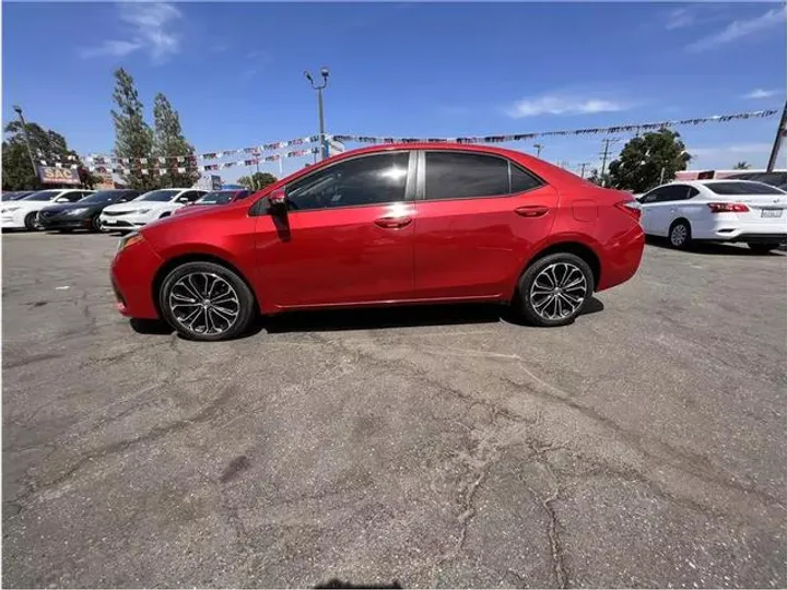 RED, 2014 TOYOTA COROLLA Image 8