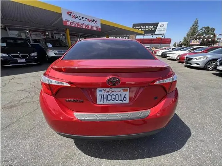 RED, 2014 TOYOTA COROLLA Image 11