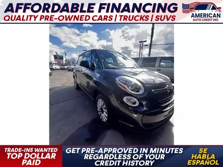 DARK GRAY, 2017 FIAT 500L Image 1