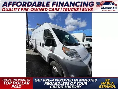 WHITE, 2019 RAM PROMASTER CARGO VAN Image 9