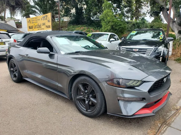 GRAY, 2019 FORD MUSTANG Image 22