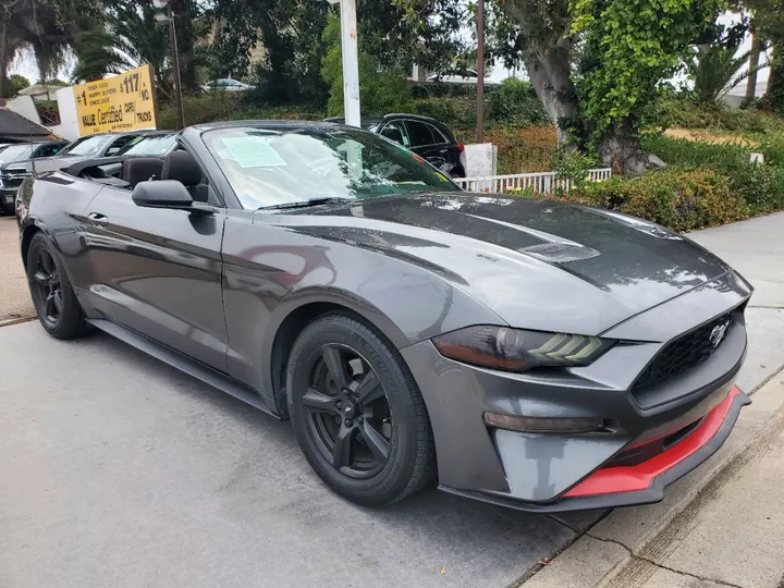 GRAY, 2019 FORD MUSTANG Image 10