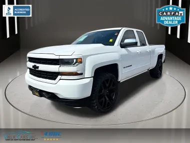 WHITE, 2017 CHEVROLET SILVERADO 1500 DOUBLE CAB Image 