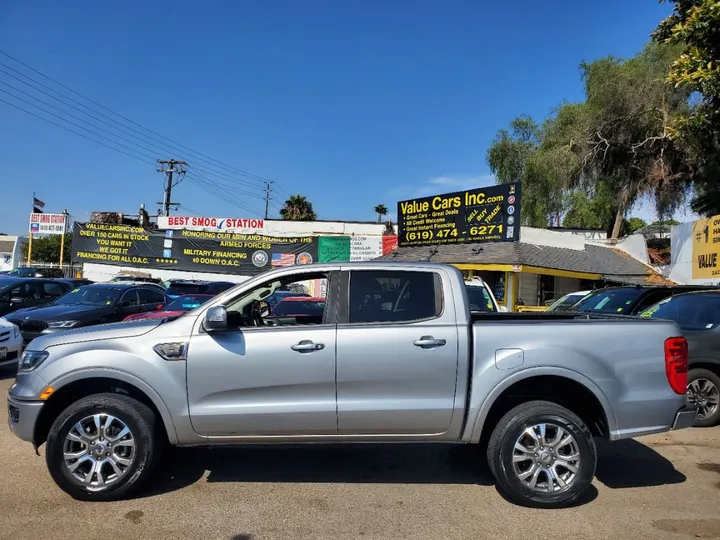 SILVER, 2020 FORD RANGER SUPERCREW Image 3