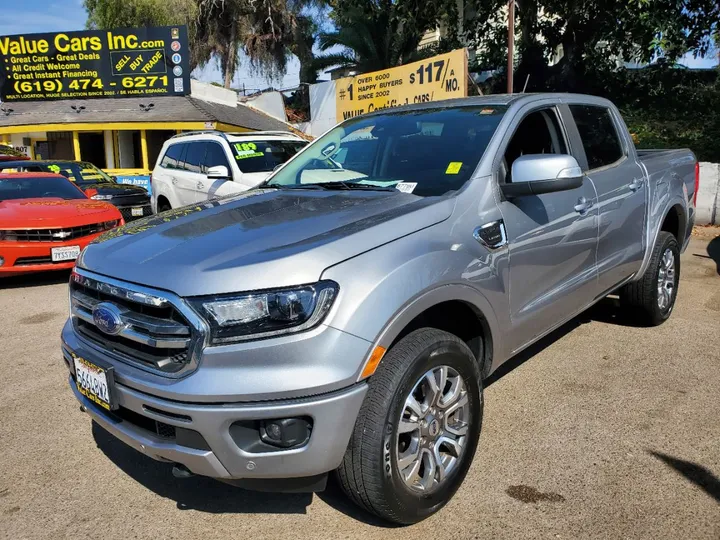 SILVER, 2020 FORD RANGER SUPERCREW Image 2