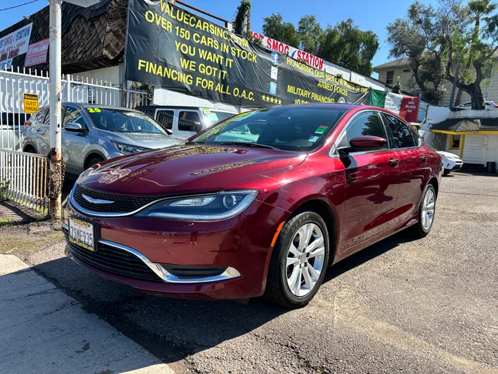 BURGUNDY, 2016 CHRYSLER 200 Image 1